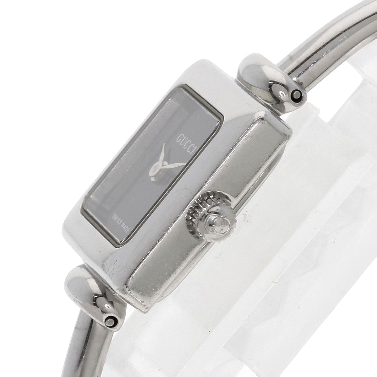 GUCCI グッチ 1900L スクエアフェイス 腕時計 SS レディース 中古