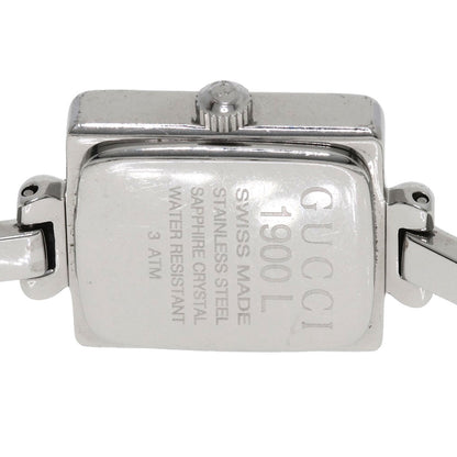 GUCCI グッチ 1900L スクエアフェイス 腕時計 SS レディース 中古