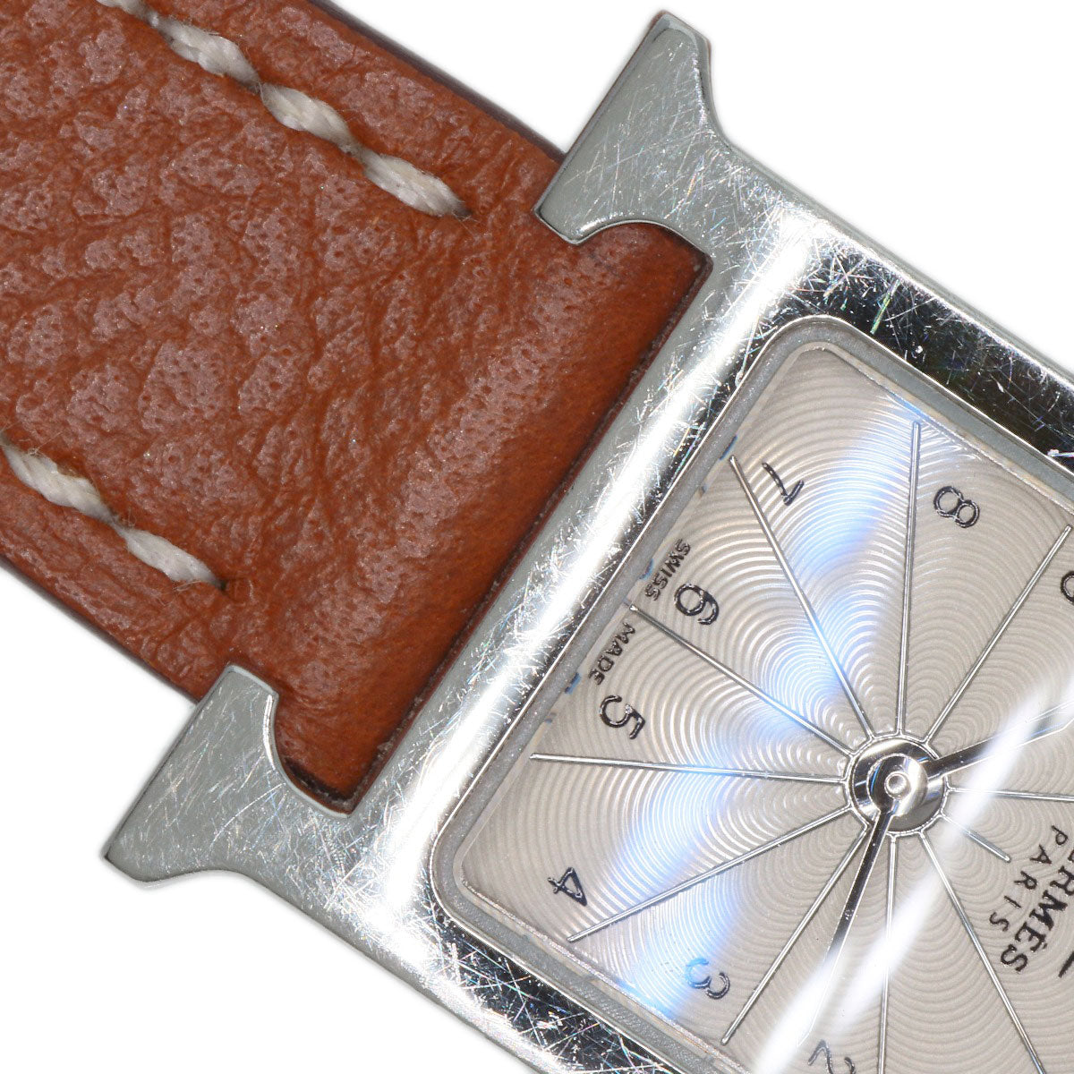 HERMES エルメス HH1.110 Hウォッチ ミニ 腕時計 SS レディース 中古
