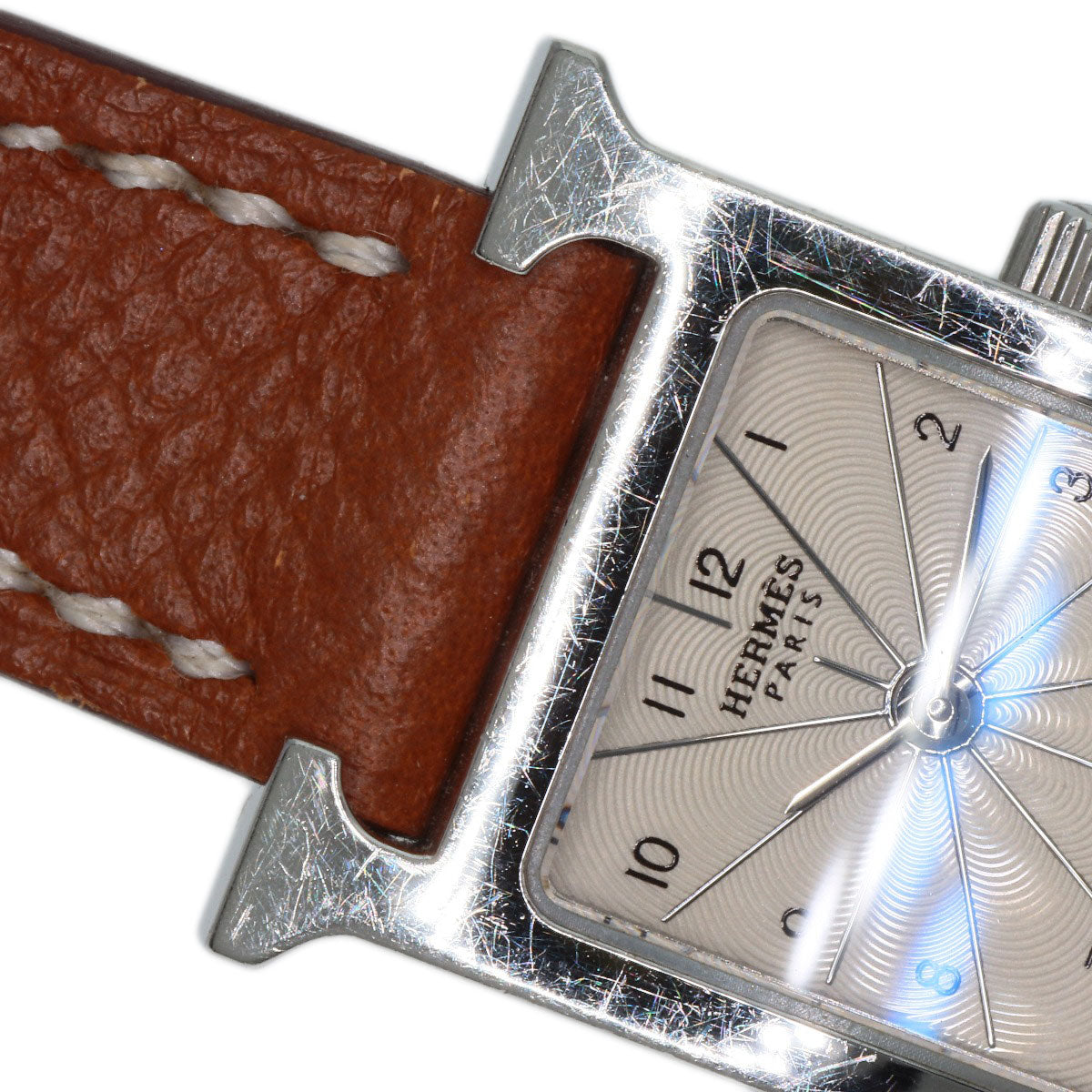 HERMES エルメス HH1.110 Hウォッチ ミニ 腕時計 SS レディース 中古