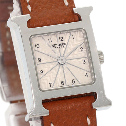 HERMES エルメス HH1.110 Hウォッチ ミニ 腕時計 SS レディース 中古