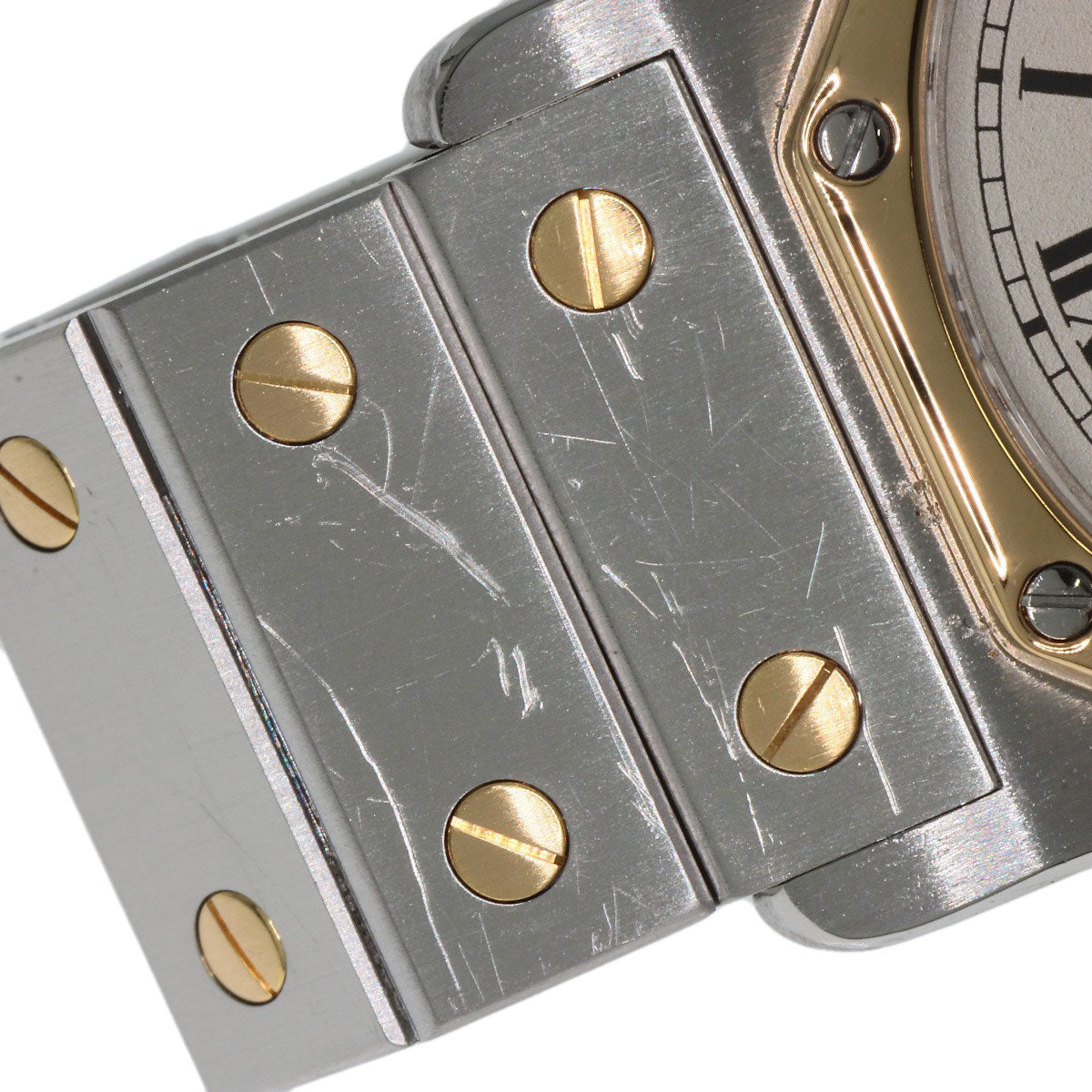 CARTIER カルティエ サントス　オクタゴン LM 腕時計 SS メンズ 中古