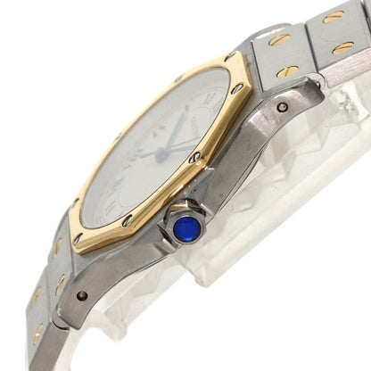 CARTIER カルティエ サントス　オクタゴン LM 腕時計 SS メンズ 中古
