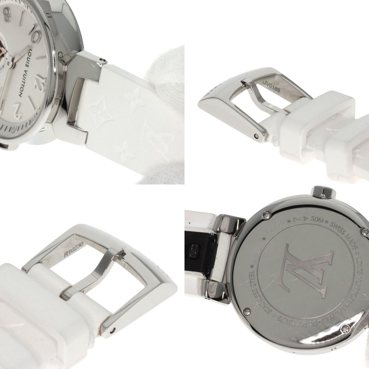 LOUIS VUITTON ルイヴィトン Q8J10 タンブール ムーンスター 腕時計 SS レディース 中古