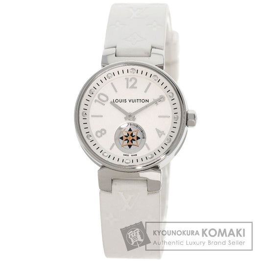 LOUIS VUITTON ルイヴィトン Q8J10 タンブール ムーンスター 腕時計 SS レディース 中古