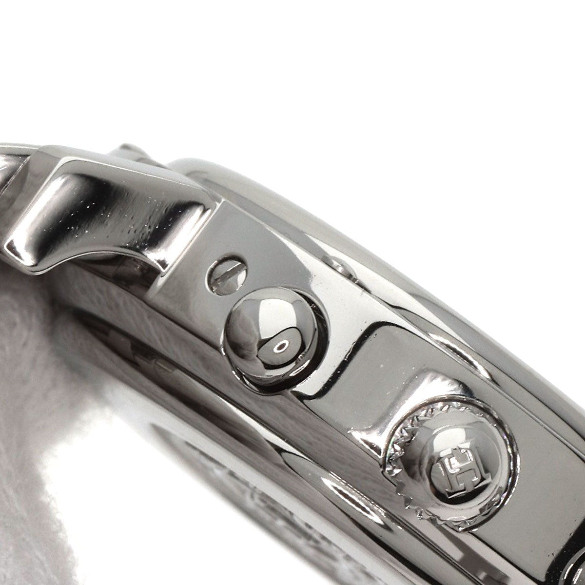 HERMES エルメス CL1.310 クリッパー クロノグラフ 腕時計 SS レディース 中古