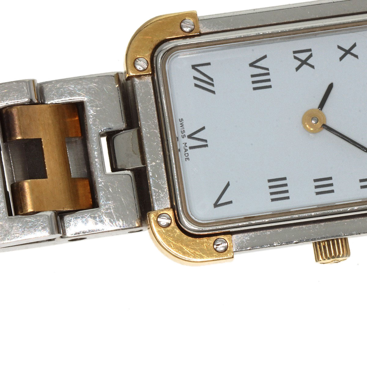 HERMES エルメス CR1.220 クロアジュール 腕時計 SS レディース 中古