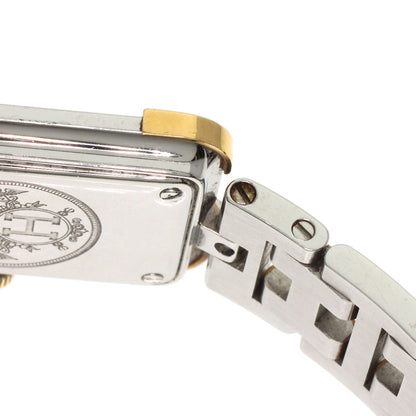 HERMES エルメス CR1.220 クロアジュール 腕時計 SS レディース 中古