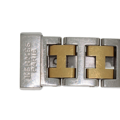 HERMES エルメス CR1.220 クロアジュール 腕時計 SS レディース 中古