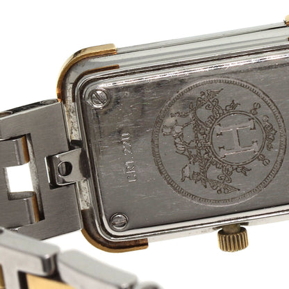 HERMES エルメス CR1.220 クロアジュール 腕時計 SS レディース 中古