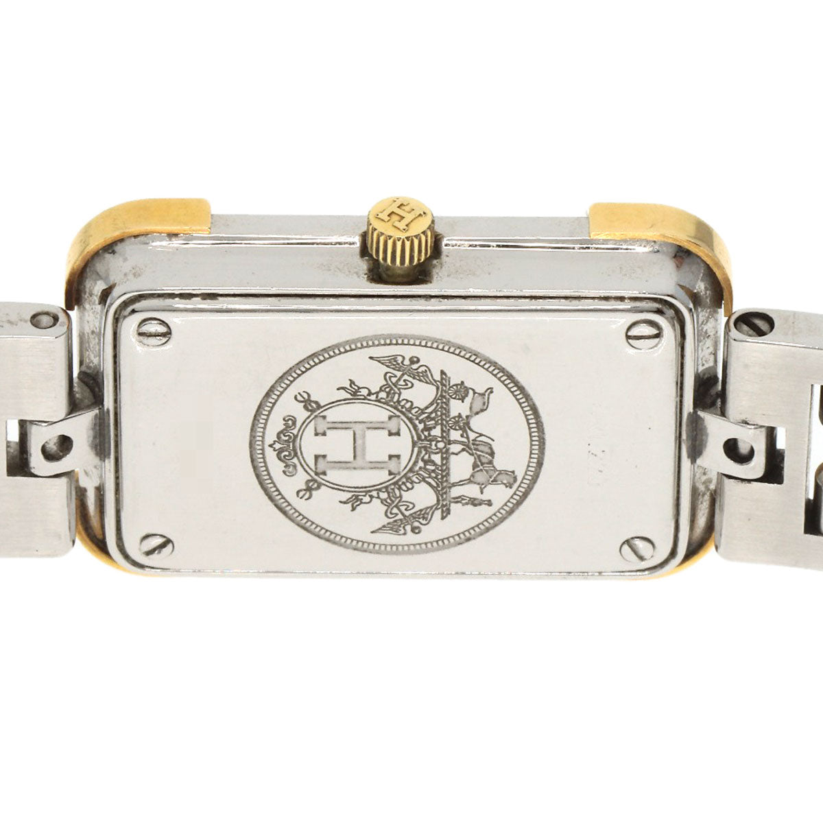HERMES エルメス CR1.220 クロアジュール 腕時計 SS レディース 中古