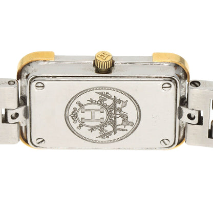 HERMES エルメス CR1.220 クロアジュール 腕時計 SS レディース 中古