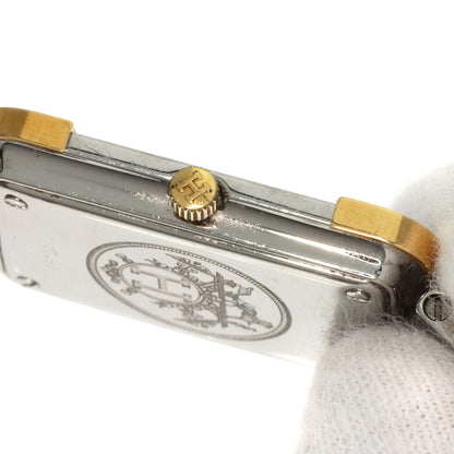 HERMES エルメス CR1.220 クロアジュール 腕時計 SS レディース 中古
