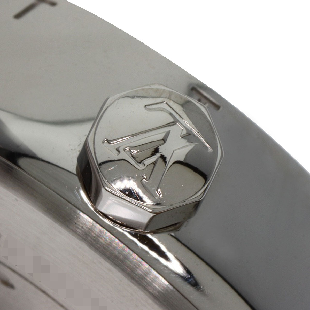 LOUIS VUITTON ルイヴィトン Q1131 タンブール GMT 腕時計 SS メンズ 中古