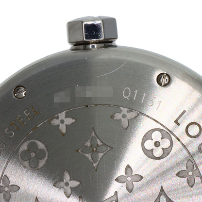 LOUIS VUITTON ルイヴィトン Q1131 タンブール GMT 腕時計 SS メンズ 中古