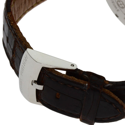 LOUIS VUITTON ルイヴィトン Q1131 タンブール GMT 腕時計 SS メンズ 中古