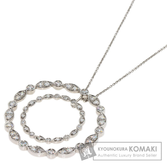 TIFFANY&Co. ティファニー スウィング ダイヤモンド ネックレス PT950 レディース 中古