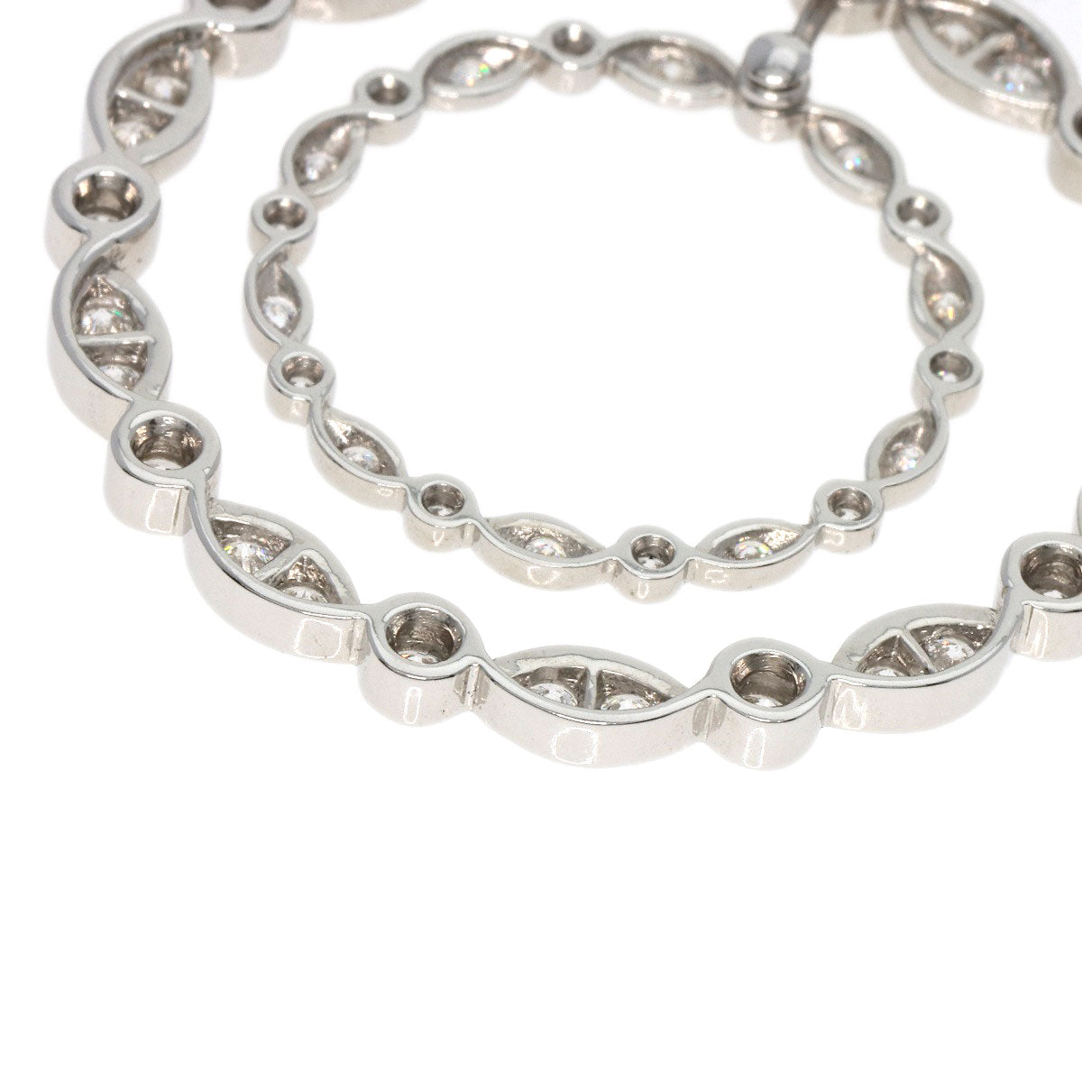 TIFFANY&Co. ティファニー スウィング ダイヤモンド ネックレス PT950 レディース 中古
