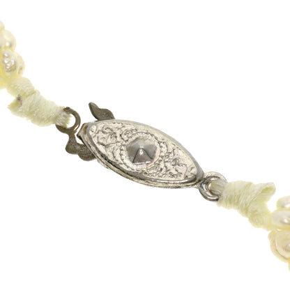 SELECT JEWELRY セレクトジュエリー 淡水パール 真珠 7連 ネックレス SV レディース 中古