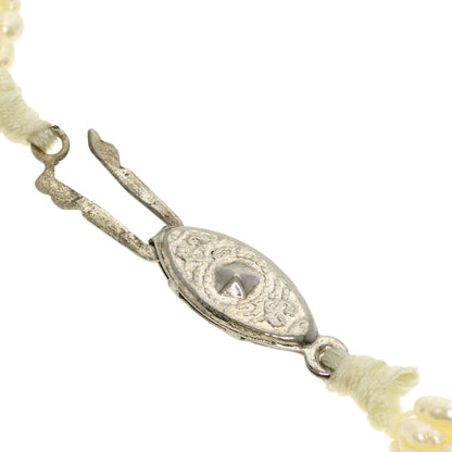SELECT JEWELRY セレクトジュエリー 淡水パール 真珠 7連 ネックレス SV レディース 中古