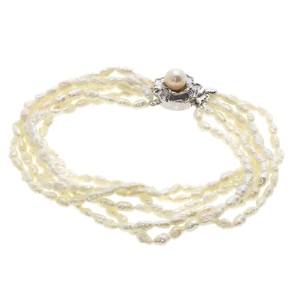 SELECT JEWELRY セレクトジュエリー 淡水パール 真珠 3連 6連 ブレスレット 3点セット ネックレス 金属製 レディース 中古