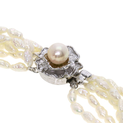 SELECT JEWELRY セレクトジュエリー 淡水パール 真珠 3連 6連 ブレスレット 3点セット ネックレス 金属製 レディース 中古