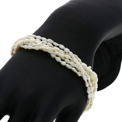 SELECT JEWELRY セレクトジュエリー 淡水パール 真珠 3連 6連 ブレスレット 3点セット ネックレス 金属製 レディース 中古