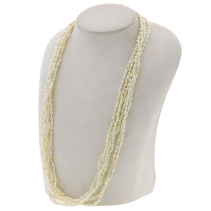 SELECT JEWELRY セレクトジュエリー 淡水パール 真珠 3連 6連 ブレスレット 3点セット ネックレス 金属製 レディース 中古