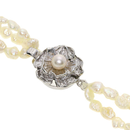 SELECT JEWELRY セレクトジュエリー 淡水パール 真珠 3連 6連 ブレスレット 3点セット ネックレス 金属製 レディース 中古