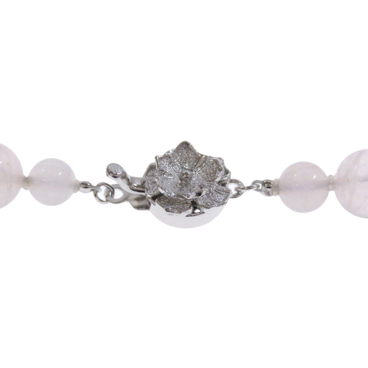 SELECT JEWELRY セレクトジュエリー 2点セット ローズクオーツ風 ネックレス SV レディース 中古