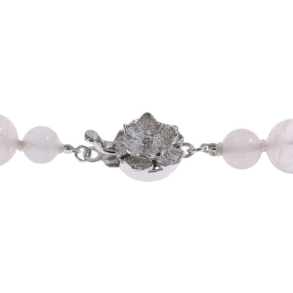 SELECT JEWELRY セレクトジュエリー 2点セット ローズクオーツ風 ネックレス SV レディース 中古
