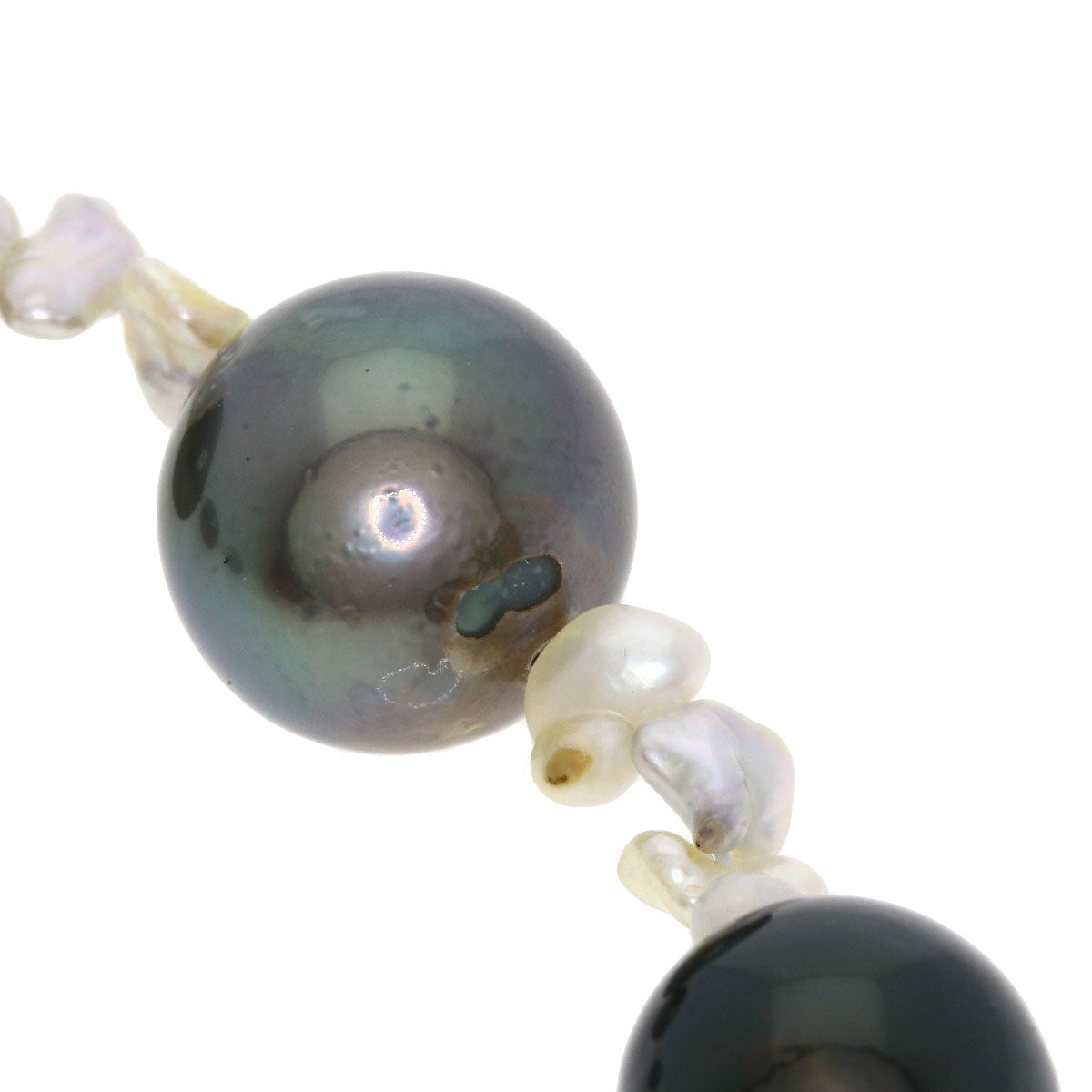 SELECT JEWELRY セレクトジュエリー パール 真珠 ケシパール ネックレス SV レディース 中古