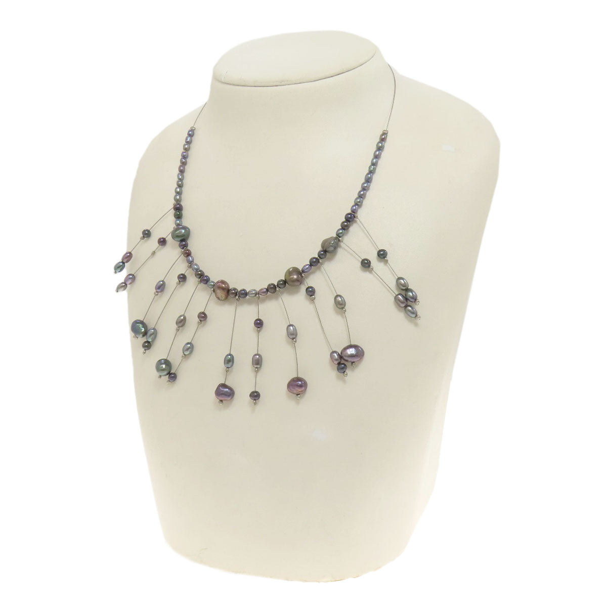 SELECT JEWELRY セレクトジュエリー 淡水パール 真珠 2点セット ネックレス 金属製 レディース 中古