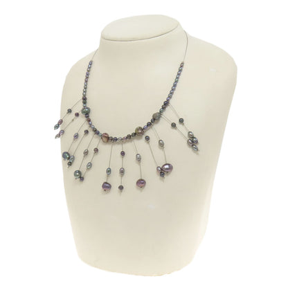 SELECT JEWELRY セレクトジュエリー 淡水パール 真珠 2点セット ネックレス 金属製 レディース 中古