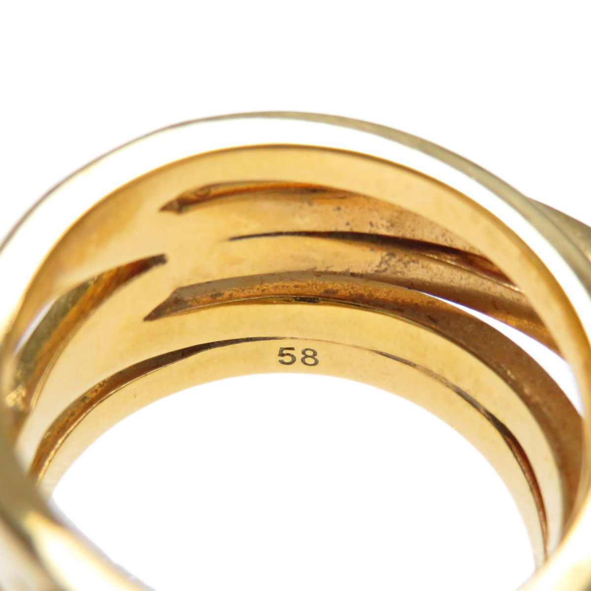 SELECT JEWELRY セレクトジュエリー 2点セット リング スワロフスキー ブローチ 珊瑚 レディース 中古
