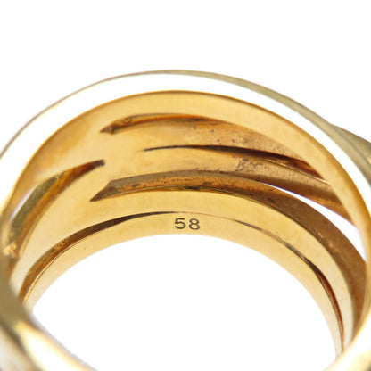 SELECT JEWELRY セレクトジュエリー 2点セット リング スワロフスキー ブローチ 珊瑚 レディース 中古