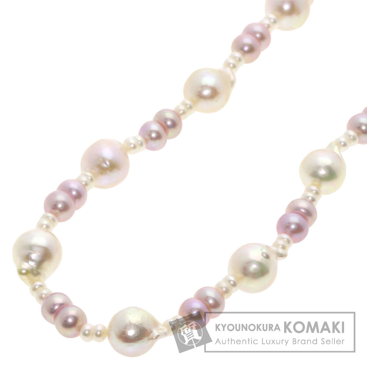 SELECT JEWELRY セレクトジュエリー 淡水パール アコヤバロックパール 真珠 ネックレス SV レディース 中古