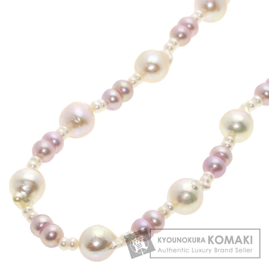SELECT JEWELRY セレクトジュエリー 淡水パール アコヤバロックパール 真珠 ネックレス SV レディース 中古