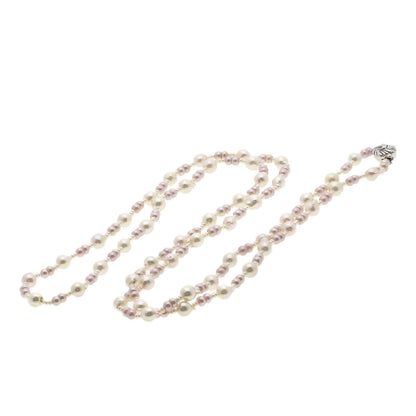 SELECT JEWELRY セレクトジュエリー 淡水パール アコヤバロックパール 真珠 ネックレス SV レディース 中古