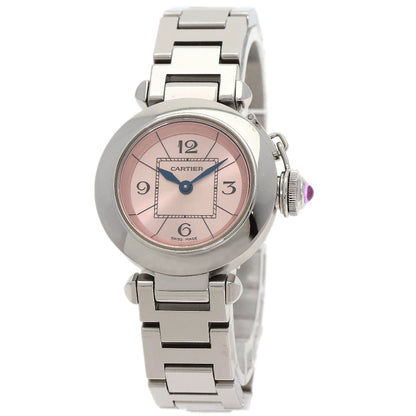 CARTIER カルティエ W3140008 ミスパシャ 腕時計 SS レディース 中古