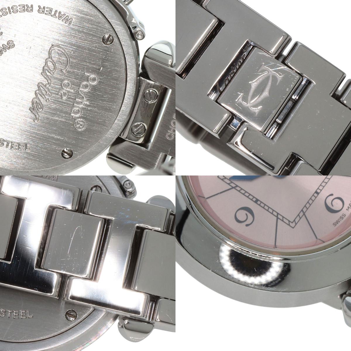 CARTIER カルティエ W3140008 ミスパシャ 腕時計 SS レディース 中古