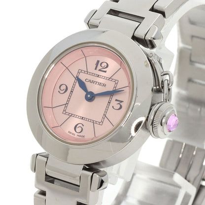 CARTIER カルティエ W3140008 ミスパシャ 腕時計 SS レディース 中古