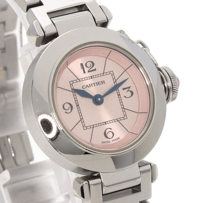 CARTIER カルティエ W3140008 ミスパシャ 腕時計 SS レディース 中古