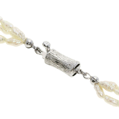 SELECT JEWELRY セレクトジュエリー 淡水パール 真珠 3連 ネックレス 金属製 レディース 中古