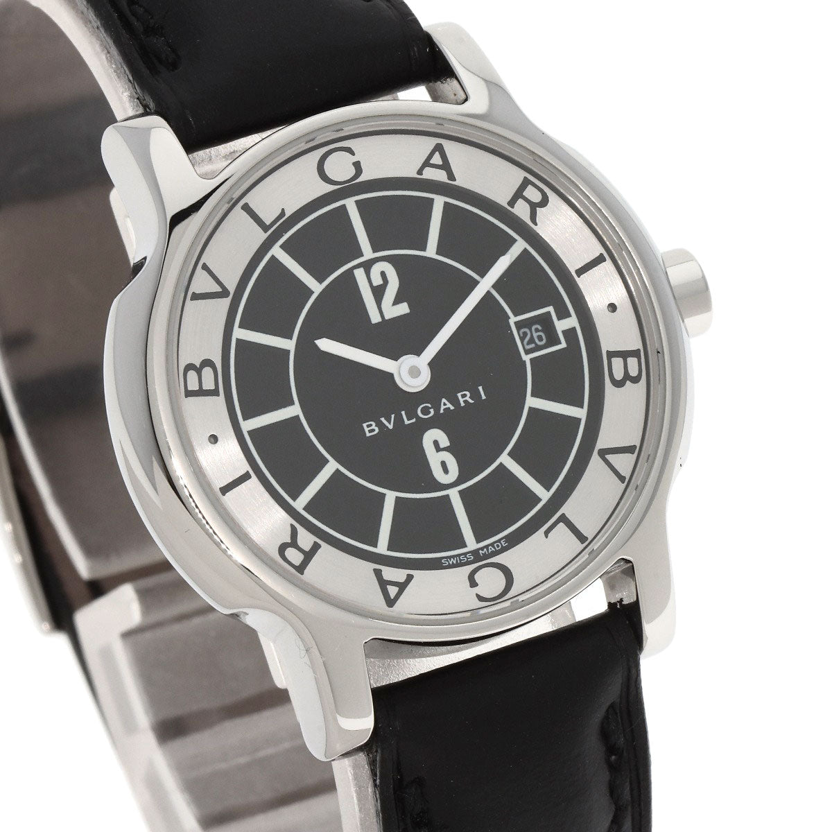 BVLGARI ブルガリ ST29S ソロテンポ 腕時計 SS レディース 中古