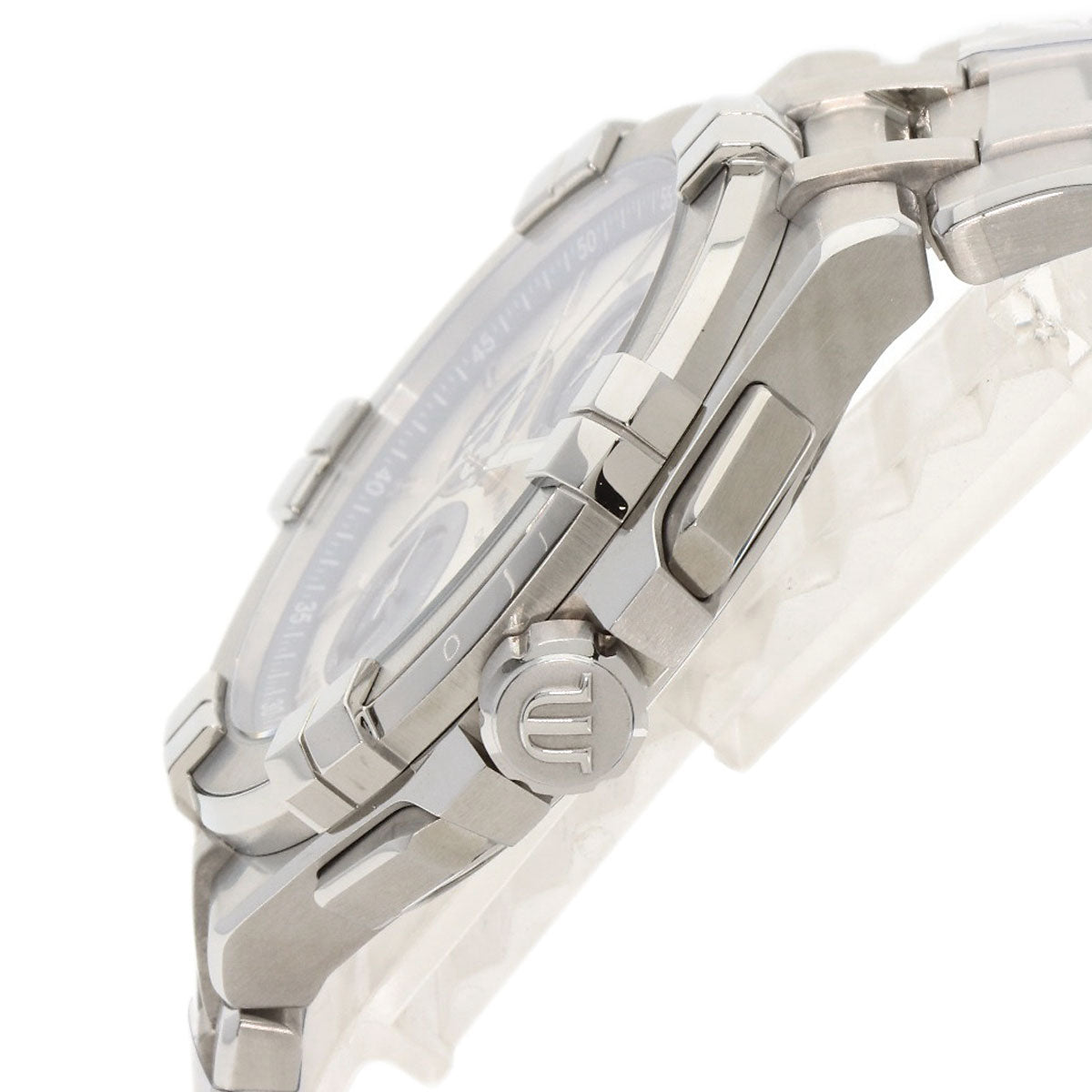MAURICE LACROIX モーリスラクロア AI1018 アイコン クロノ グラフ 腕時計 SS メンズ 中古