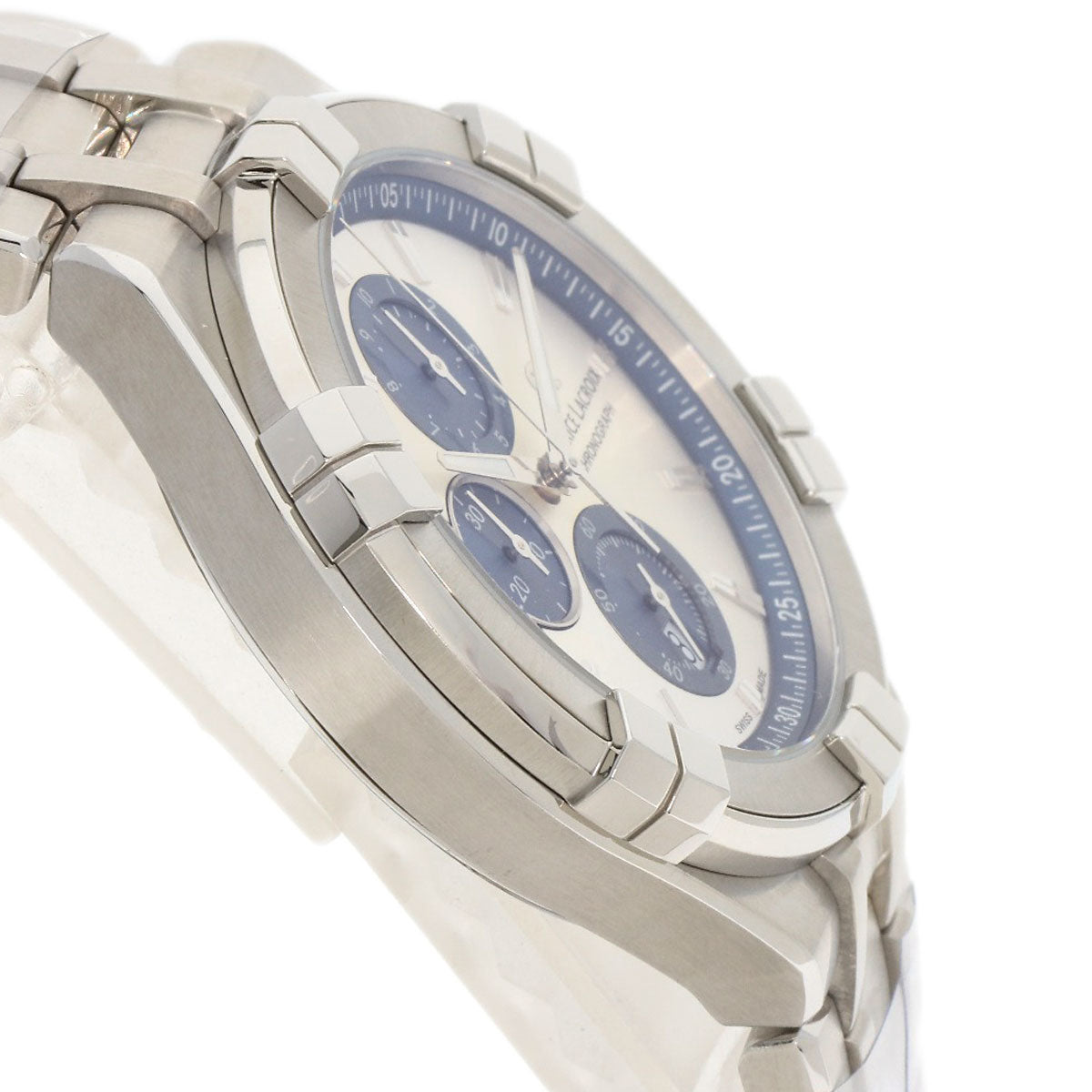 MAURICE LACROIX モーリスラクロア AI1018 アイコン クロノ グラフ 腕時計 SS メンズ 中古