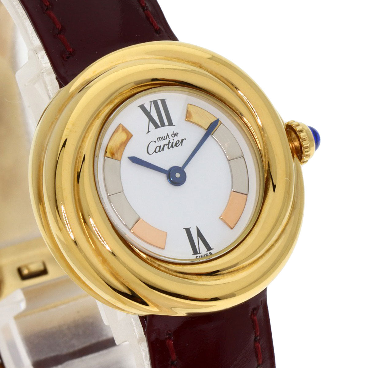 CARTIER カルティエ W1010644 マスト トリニティー 腕時計 GP レディース 中古