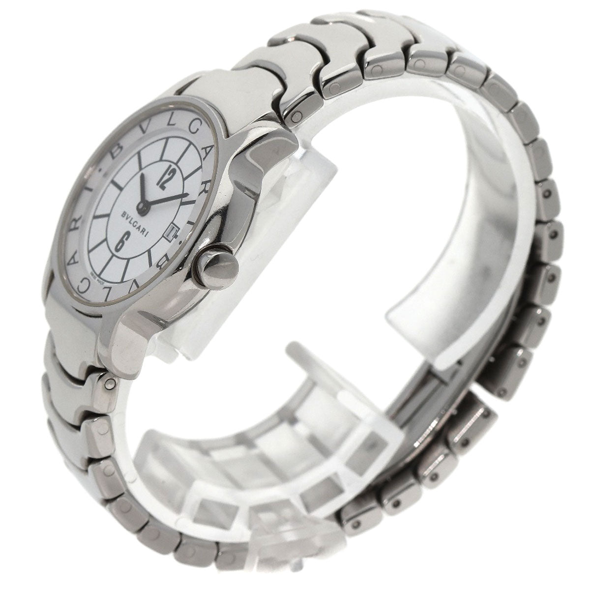 BVLGARI ブルガリ ST29S ソロテンポ 腕時計 SS レディース 中古