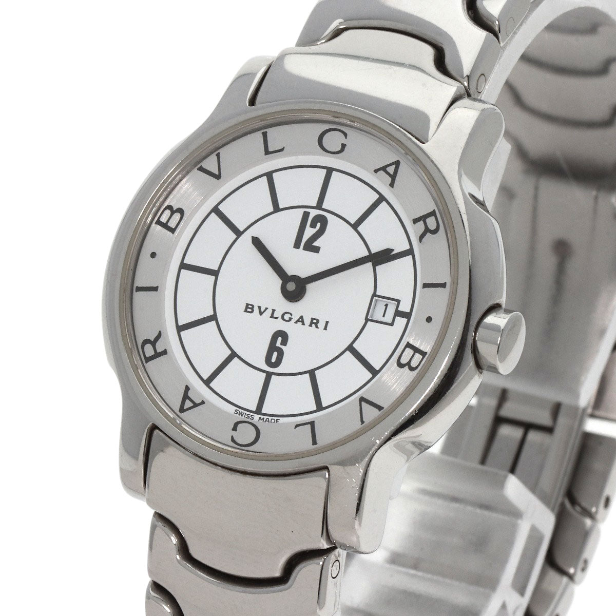 BVLGARI ブルガリ ST29S ソロテンポ 腕時計 SS レディース 中古